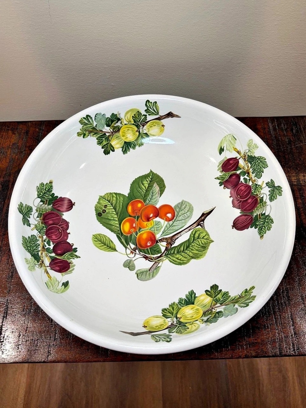 Portmeirion Pomona Fruit Pattern Serving Bowl